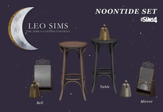 Sims 4 Noontide Set at Leo Sims