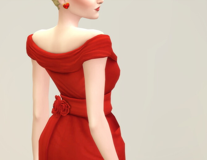 Sims 4 Rose Gown at Rusty Nail