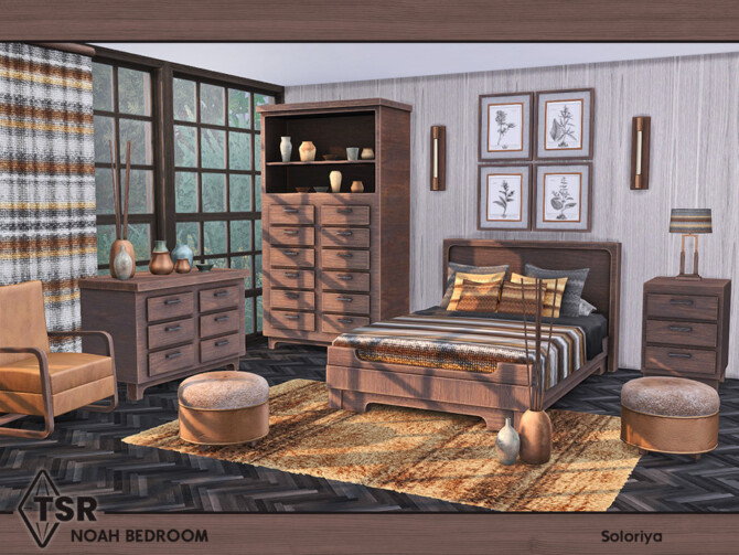 Sims 4 Noah Bedroom by soloriya at TSR