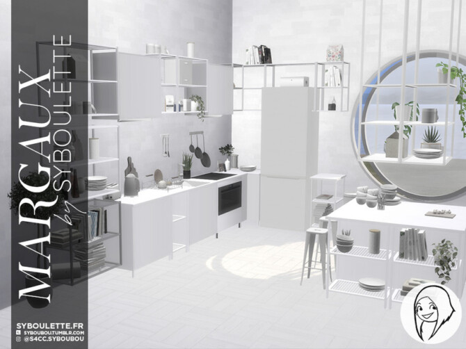 Sims 4 Margaux kitchen   Part 1: Furnitures by Syboubou at TSR