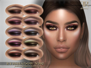 Eyeshadow N202 by FashionRoyaltySims at TSR