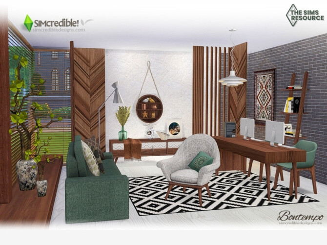 Sims 4 Bontempo Study by SIMcredible! at TSR