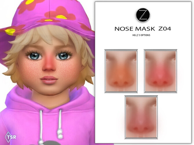 Sims 4 NOSE MASK Z04 by ZENX at TSR