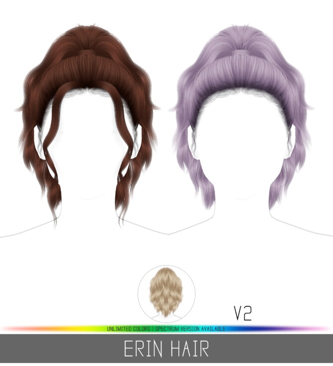 Sims 4 ERIN HAIR at Simpliciaty