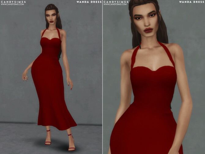 Sims 4 WANDA DRESS at Candy Sims 4