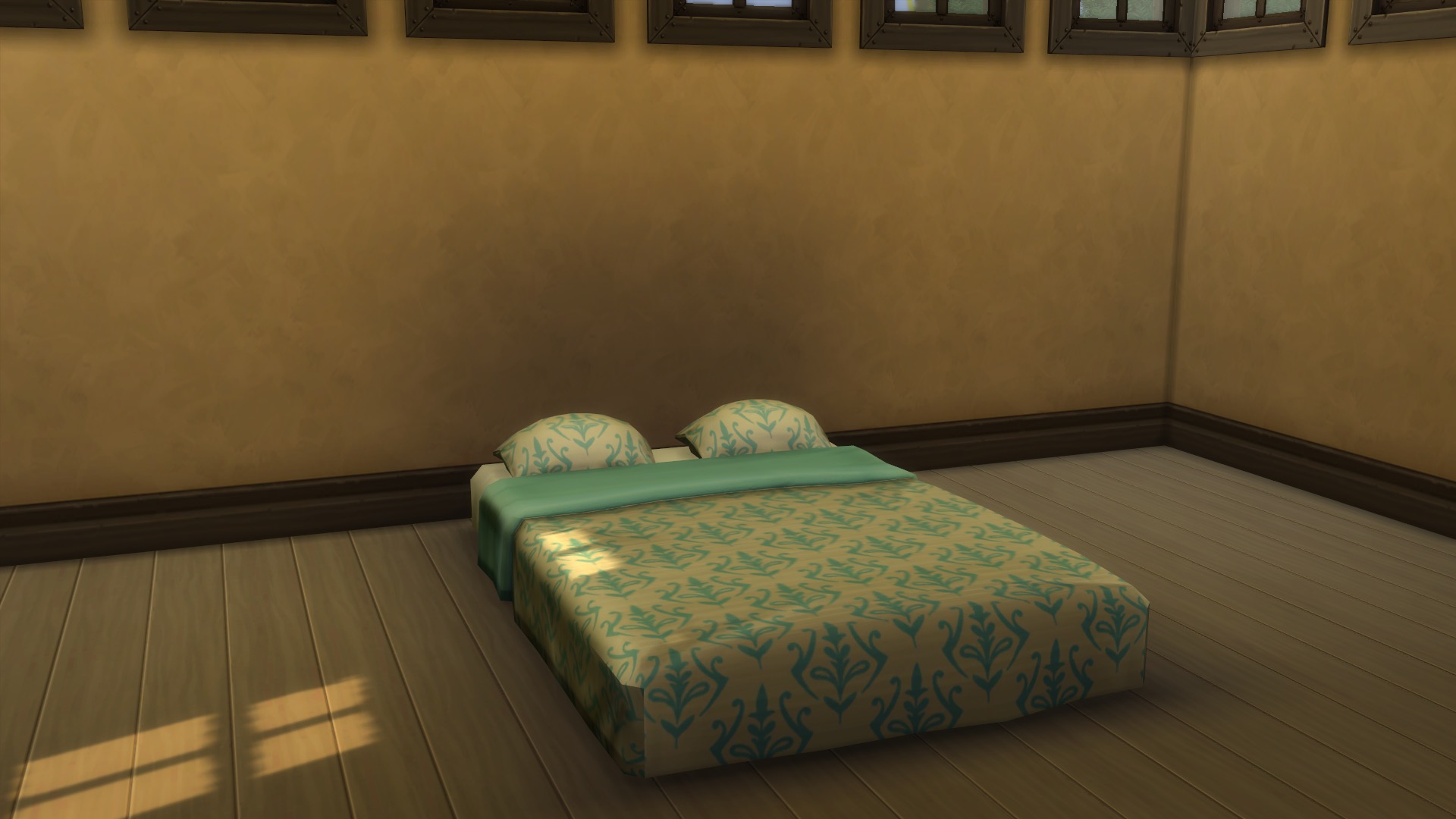 Functional floor bed by windyfricke at Mod The Sims 4 » Sims 4 Updates