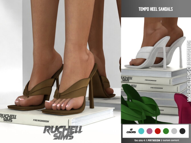 Sims 4 Tempo Heel Sandals at Ruchell Sims