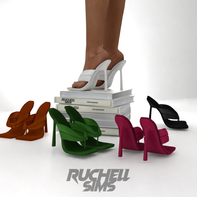 Tempo Heel Sandals at Ruchell Sims » Sims 4 Updates