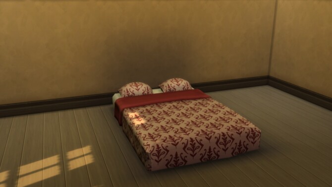 Sims 4 Functional floor bed by windyfricke at Mod The Sims 4