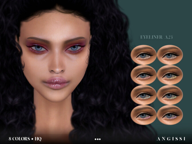 Sims 4 Eyeliner A23 by ANGISSI at TSR