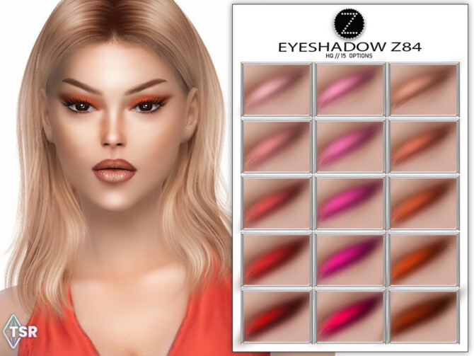 Sims 4 EYESHADOW Z84 by ZENX at TSR
