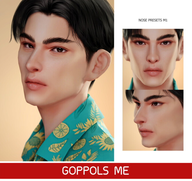 Sims 4 GPME GOLD NOSE PRESETS M1 at GOPPOLS Me