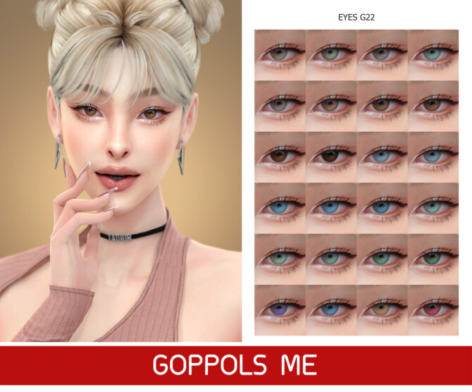Sims 4 GPME GOLD Eyes G22 at GOPPOLS Me