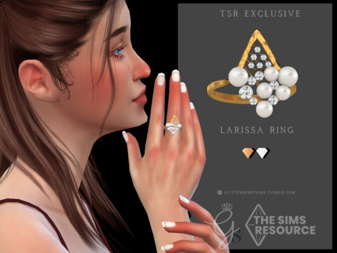 Sims 4 Larissa Ring by Glitterberryfly at TSR