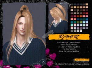 BOMBASTIC HAIRSTYLE at Obsidian Sims