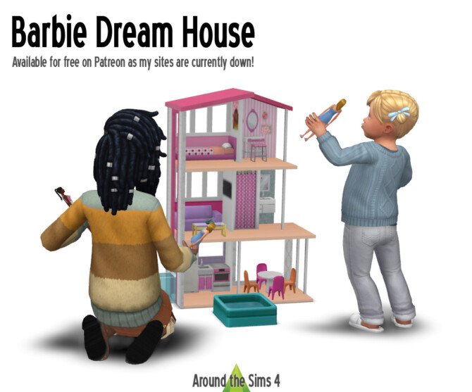 Sims 4 Barbie Dreamhouse at Around the Sims 4