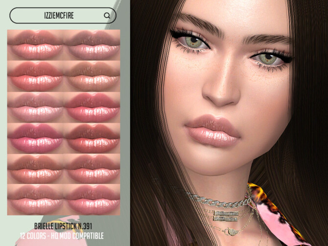 Sims 4 IMF Brielle Lipstick N.391 by IzzieMcFire at TSR