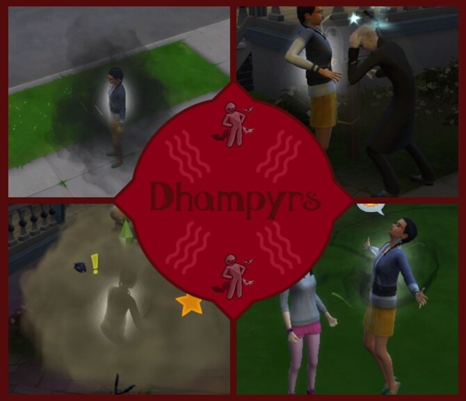 Sims 4 Dhampyrs (Custom Hybrid esque Vampire/nonOccults) by baniduhaine at Mod The Sims 4