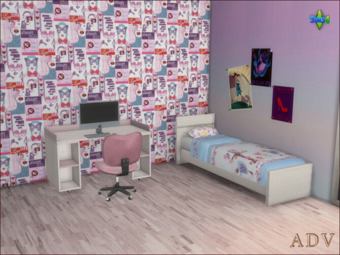 Sims 4 Wallpapers for teens by Mabra at Arte Della Vita