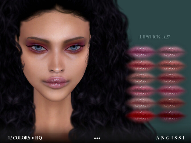 Sims 4 Lipstick A27 by ANGISSI at TSR