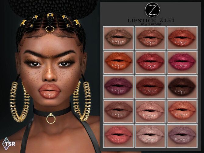 Sims 4 LIPSTICK Z151 by ZENX at TSR
