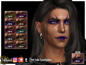 Exile Eyeshadow by EvilQuinzel at TSR