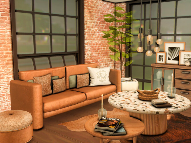 Sims 4 Dove Living + Dining by xogerardine at TSR