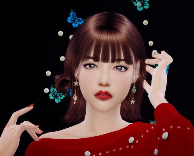 Sims 4 MingLan at Vicky SweetBunny