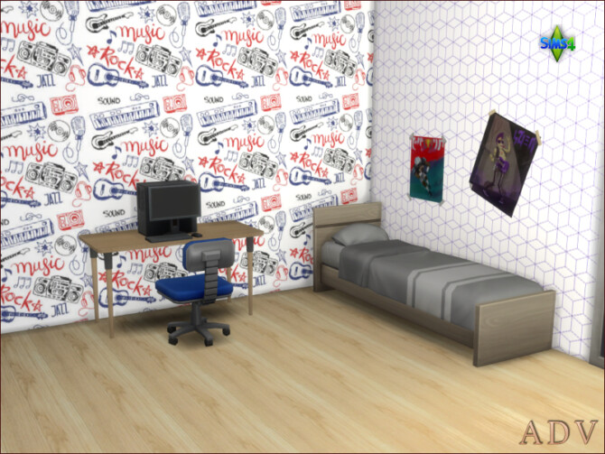 Sims 4 Wallpapers for teens by Mabra at Arte Della Vita