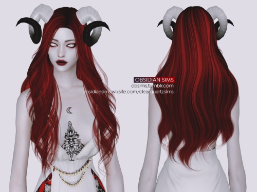 Sims 4 LIVING DEAD HAIRSTYLE at Obsidian Sims