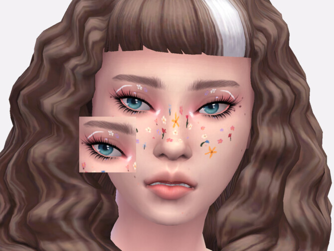 Sims 4 Field Fairy Eyeliner by Sagittariah at TSR