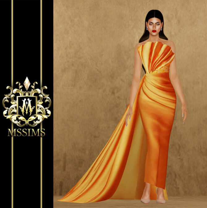 Sims 4 COLLECTION GOWN at MSSIMS
