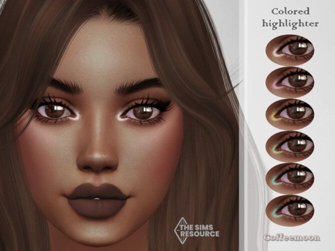 Sims 4 Colored highlighter by coffeemoon at TSR