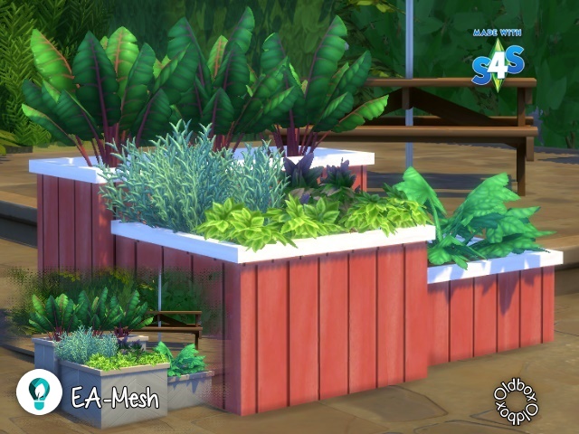 Sims 4 Plant box at All 4 Sims
