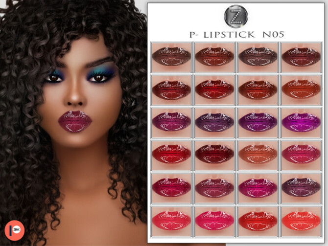 Sims 4 LIPSTICK N05 by ZENX at TSR