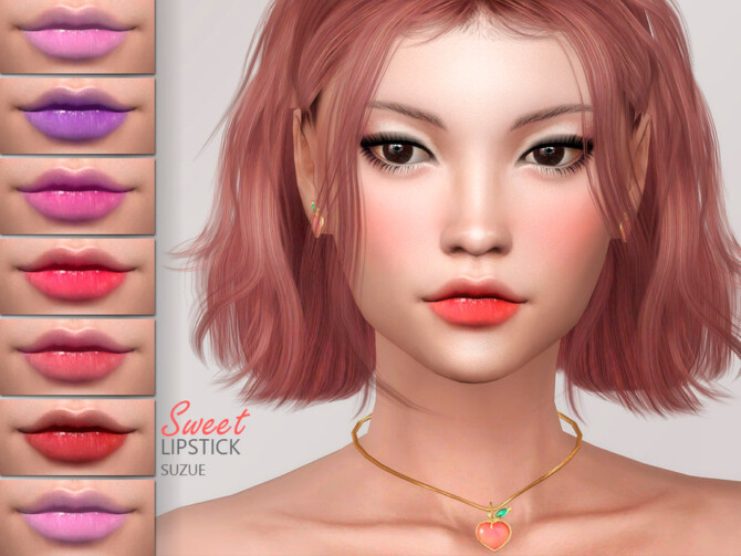 Sims 4 Sweet Lipstick N29 by Suzue at TSR