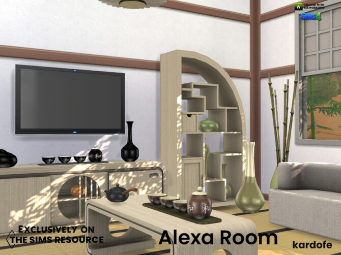 Sims 4 Alexa Room by kardofe at TSR