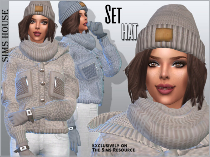 Sims 4 Set Hat F/M by Sims House at TSR