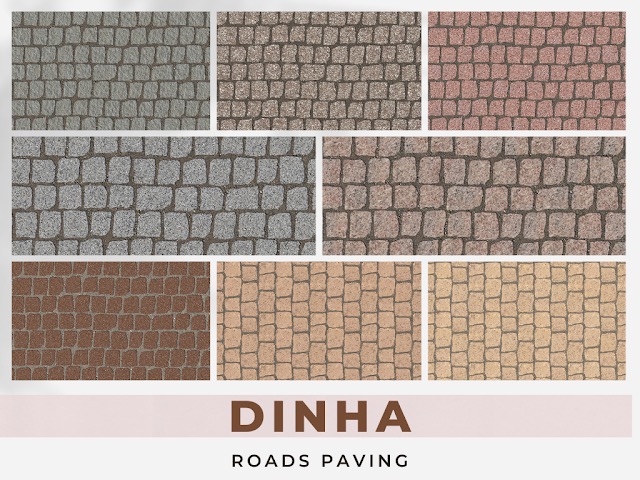 Sims 4 Roads Paving at Dinha Gamer