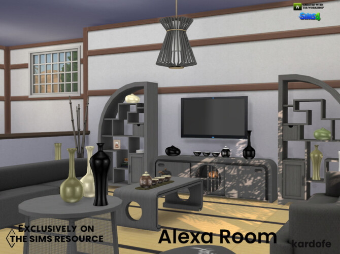 Sims 4 Alexa Room by kardofe at TSR