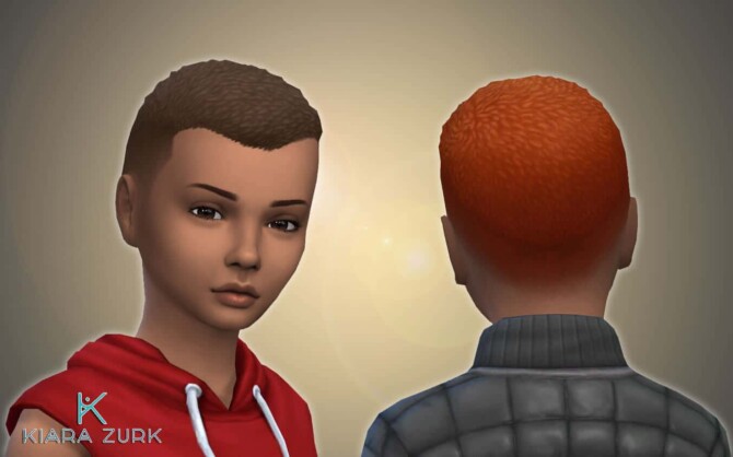Sims 4 Short Fade Hair Conversion at My Stuff Origin