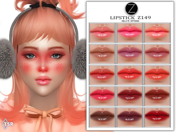 Sims 4 LIPSTICK Z149 by ZENX at TSR