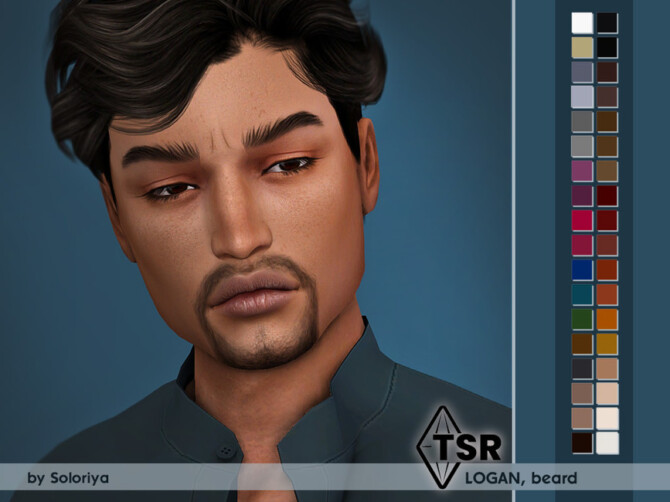 Sims 4 Beard Logan by soloriya at TSR