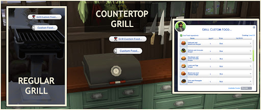 Sims 4 GOURMET BURGER SET at Icemunmun