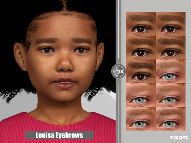 Sims 4 Louisa Eyebrows by MSQSIMS at TSR