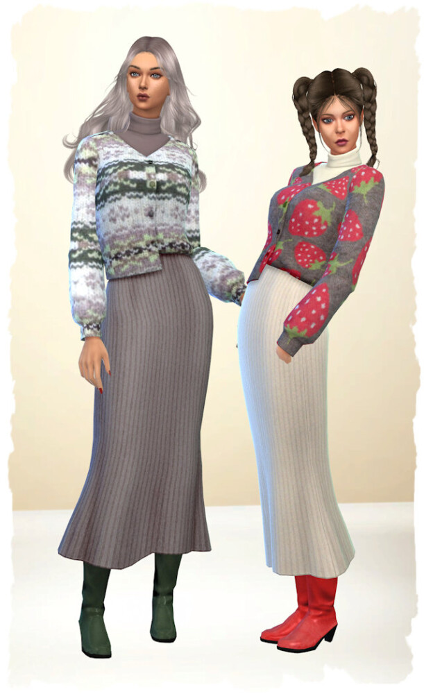 Sims 4 Incheon outfit for women by Chalipo at All 4 Sims