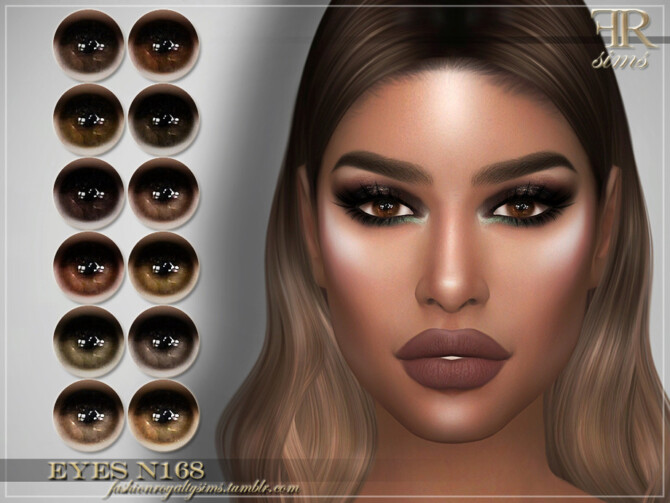 Sims 4 Eyes N168 by FashionRoyaltySims at TSR