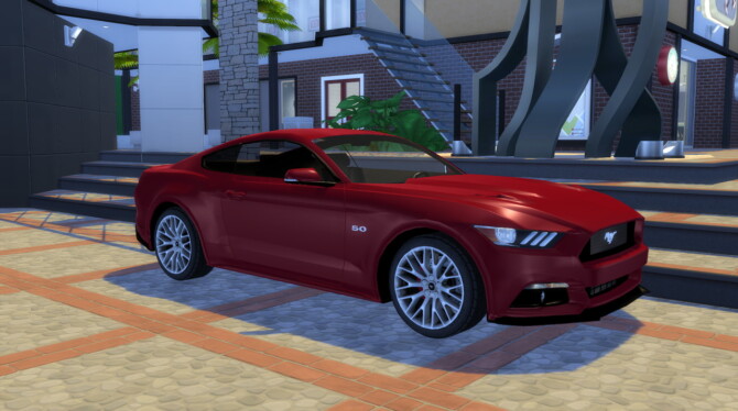 Sims 4 2015 Ford Mustang GT at Modern Crafter CC