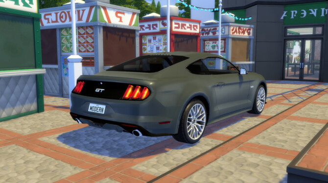 Sims 4 2015 Ford Mustang GT at Modern Crafter CC