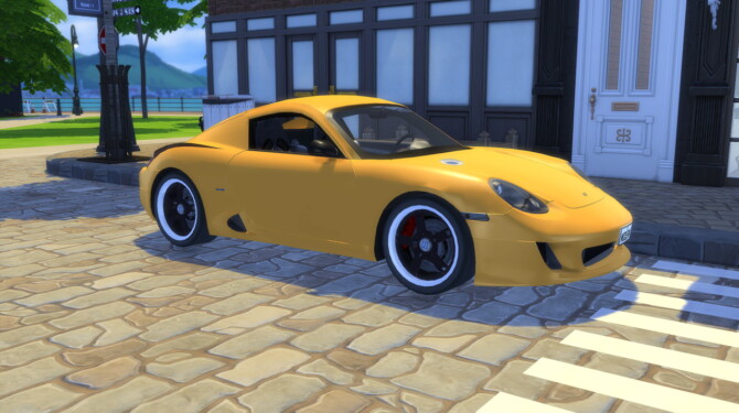 Sims 4 2010 RUF RK Coupe at Modern Crafter CC